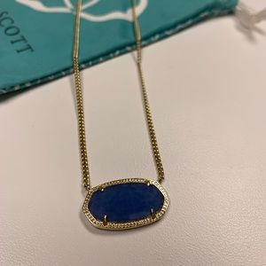 Large Elisa Gold Kendra Scott Necklace